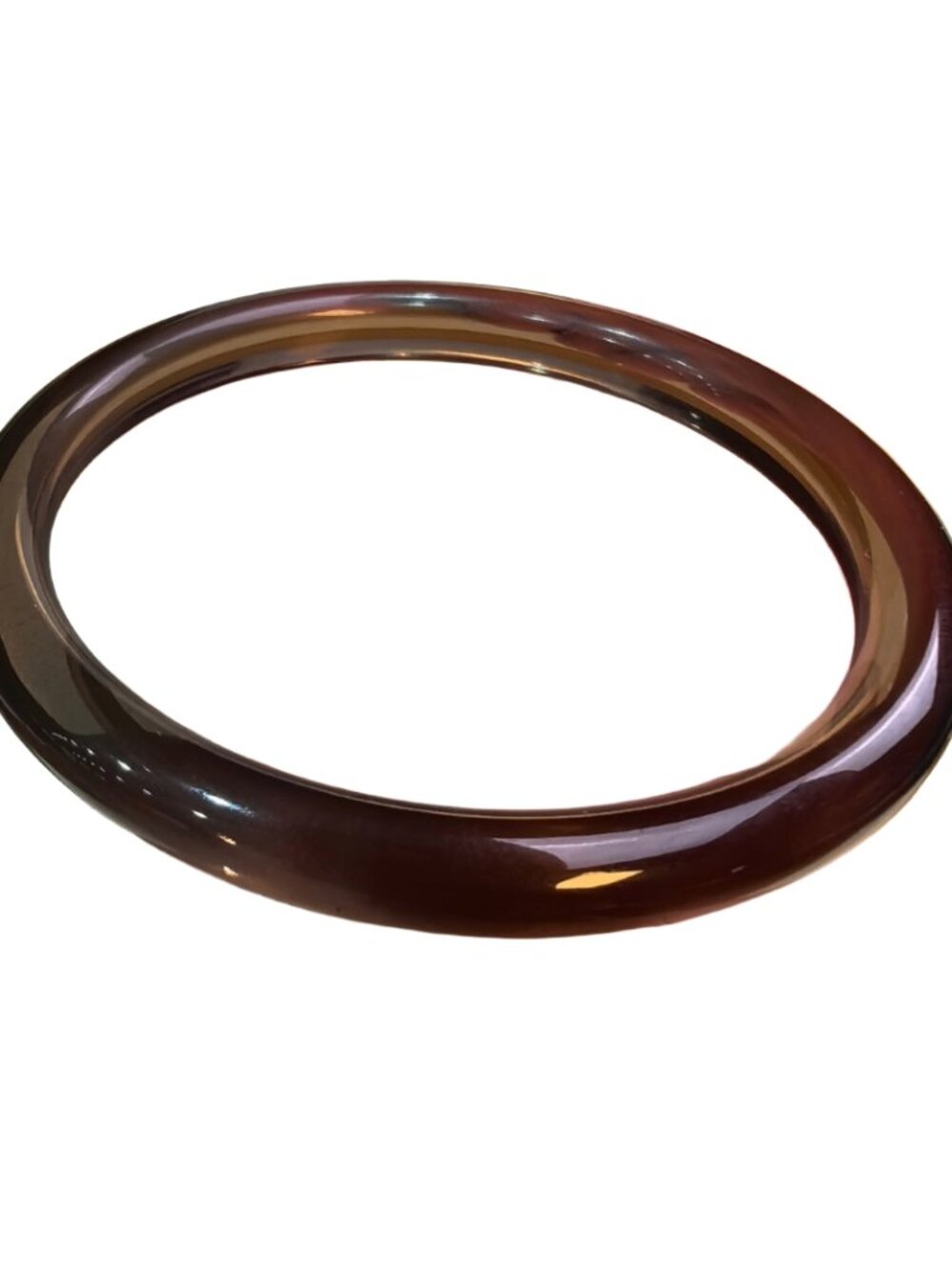Natural Ice Obsidian Bangle Bracelet 19.99g 58.8mm ID Smoky Black Gemstone Cert